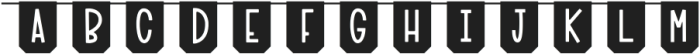 CLN-TagBanner2 Regular otf (400) Font LOWERCASE