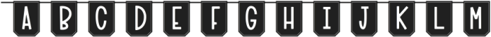 CLN-TagBanner5 Regular otf (400) Font LOWERCASE