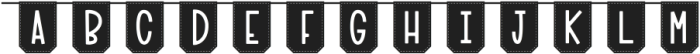 CLN-TagBanner6 Regular otf (400) Font UPPERCASE