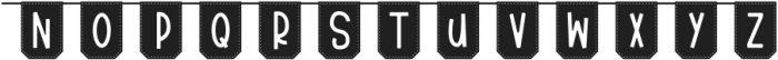 CLN-TagBanner6 Regular otf (400) Font UPPERCASE