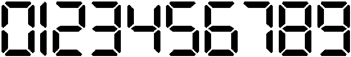 CLOCK Regular otf (400) Font OTHER CHARS