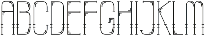 CLOVER4 otf (400) Font UPPERCASE