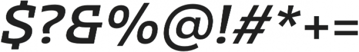 Clab Medium Italic otf (500) Font OTHER CHARS