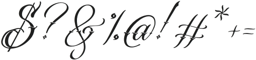 Claimus de Sances Italic otf (400) Font OTHER CHARS