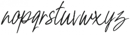 Clairine Signature otf (400) Font LOWERCASE