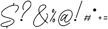 Clairou Handera otf (400) Font OTHER CHARS