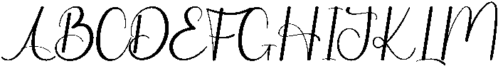 Clamshell Regular otf (400) Font UPPERCASE