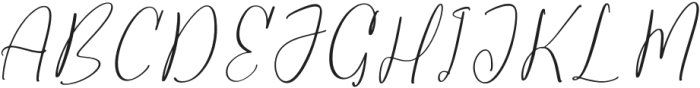 Clanetta Italic otf (400) Font UPPERCASE