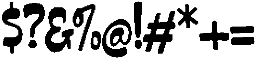 Claping Ballon otf (400) Font OTHER CHARS