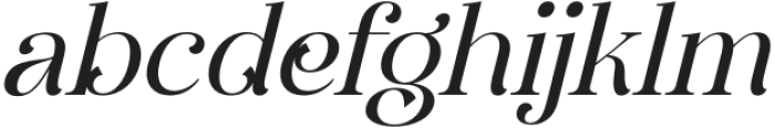 Clarine Italic otf (400) Font LOWERCASE