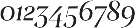 Clarinette Display Medium Italic otf (500) Font OTHER CHARS