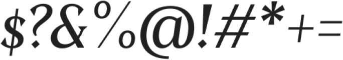 Clarinette Medium Italic otf (500) Font OTHER CHARS