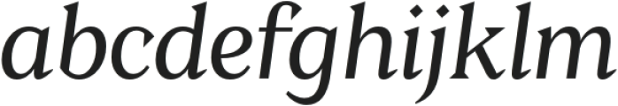 Clarinette Medium Italic otf (500) Font LOWERCASE