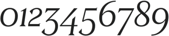 Clarinette Regular Italic otf (400) Font OTHER CHARS