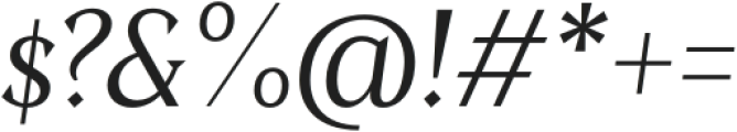 Clarinette Regular Italic otf (400) Font OTHER CHARS