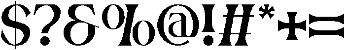 Clarissa otf (400) Font OTHER CHARS