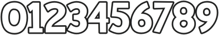 Clariza Sparks Outline otf (400) Font OTHER CHARS