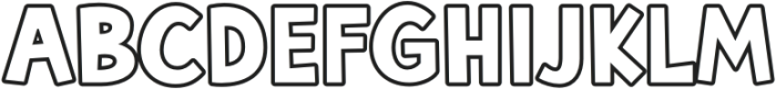 Clariza Sparks Outline otf (400) Font