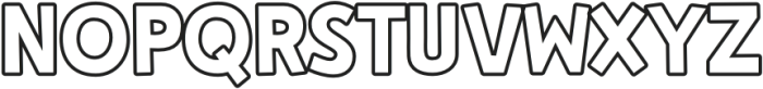 Clariza Sparks Outline otf (400) Font UPPERCASE