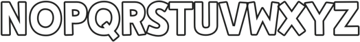 Clariza Sparks Outline otf (400) Font LOWERCASE
