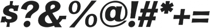 Clasica Slab UltraBlack Italic otf (900) Font OTHER CHARS