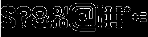 Classic Cartoon-Hollow-Inverse otf (400) Font OTHER CHARS