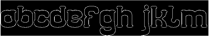 Classic Cartoon-Hollow-Inverse otf (400) FONT