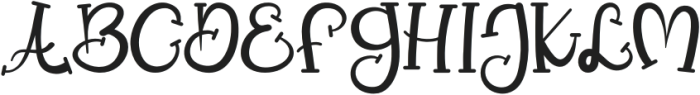 Classic Giggle Regular otf (400) Font UPPERCASE