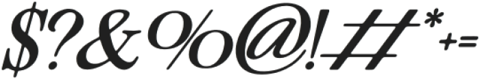 Classic Moment Rough Italic otf (400) Font OTHER CHARS