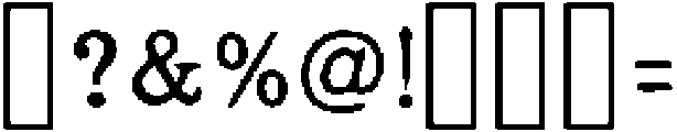 Classic Press Regular ttf (400) Font OTHER CHARS