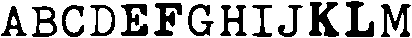 Classic Press Regular ttf (400) Font UPPERCASE