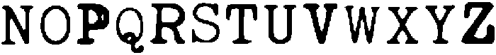 Classic Press Regular ttf (400) Font UPPERCASE