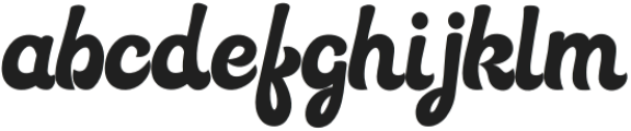 Classic Queen Retro Regular otf (400) Font LOWERCASE