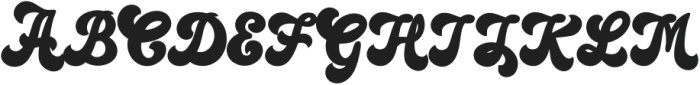 Classic Queen Retro Regular ttf (400) Font UPPERCASE