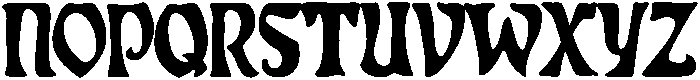 Classic Regular otf (400) Font UPPERCASE
