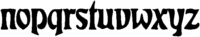 Classic Regular otf (400) Font LOWERCASE