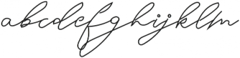 Classic Signature Italic otf (400) Font LOWERCASE
