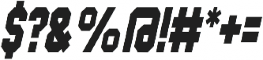 Classic U Condensed Italic otf (400) Font OTHER CHARS