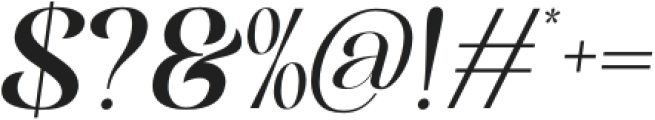 Classic Vogue Italic otf (400) Font OTHER CHARS