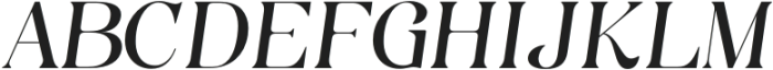 Classic Vogue Italic otf (400) Font UPPERCASE
