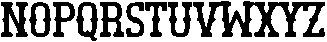 Classic Western Regular otf (400) Font LOWERCASE