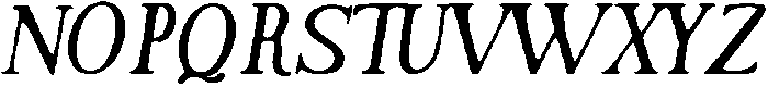 ClassicSmooth-Regular otf (400) Font UPPERCASE