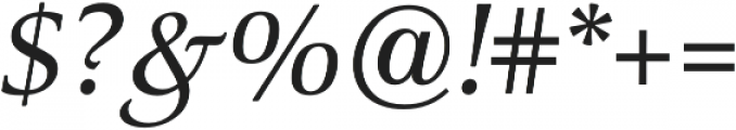 Classica Pro Italic otf (400) Font OTHER CHARS
