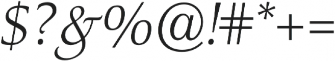 Classica Pro Light Italic otf (300) Font OTHER CHARS