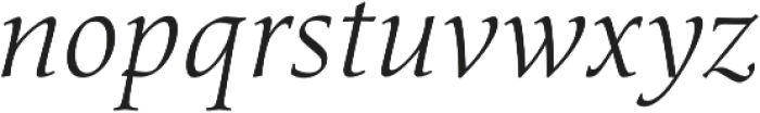 Classica Pro Light Italic otf (300) Font LOWERCASE