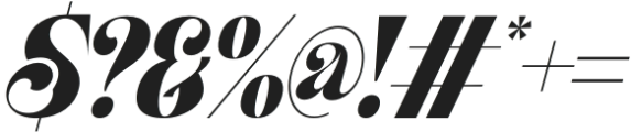 Classical Aesthetics Regular Italic otf (400) Font OTHER CHARS