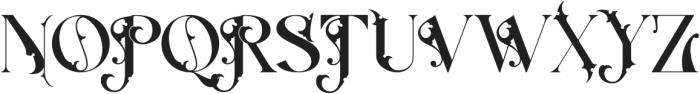 Classical Blending Regular otf (400) Font UPPERCASE