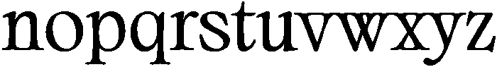 Classical Bold otf (700) Font LOWERCASE