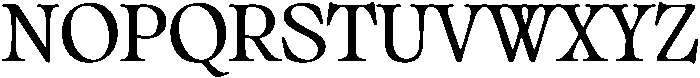 Classical Bold otf (700) Font UPPERCASE
