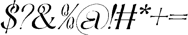 Classical Boundaries Italic otf (400) Font OTHER CHARS